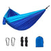 Lightweight Double Nylon Camping Hammock With Straps For Outdoor Relaxation