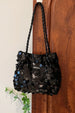 Sequin Braided Strap Shoulder Bag – Glamorous Casual Party Purse