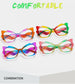 Personalized Colorful Cat-Eye Butterfly Flat Mirror Glasses
