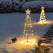 Christmas Garden Lights String Stars Decorative Color Lights for Festive Occasions