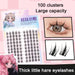 Sunflower Comics Thick Natural Look False Eyelashes in Segmented Layers