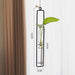 Scandinavian Style Hanging Hydroponic Glass Vase for Wall and Door Decor