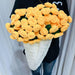 60cm Creative Crochet Rose Bouquet Blanket Gift for Girlfriend