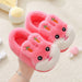 Kids' Cotton Indoor Slippers – Cute Rabbit Non-Slip Home Footwear