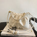 The New Pearl Handbag – Elegant Pleated Shoulder Cloud Bag