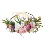 Bridal Hair Crown with Floral Wreath Design for Bridesmaids