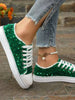 Women’s Stylish Sequin Embellished Round Toe Flat Sneakers With Comfortable Fit