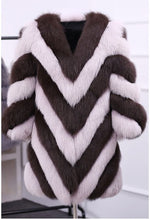 Faux Fur Coat Hooded Long Sleeve Zipper Fake Rabbit Fur Outwear Shealing Jacket