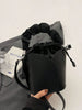 PU Leather Drawstring Bucket Bag – Stylish and Spacious Everyday Tote