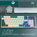 K6 Wireless 5.0 BT 2.4 Ghz Wired Three Modes Backlit 100 Keys Gamer Mechanical Keyboard
