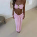 Lace Jacquard Two Piece Swimsuit Set for Vacation and Seaside Leisure Wear