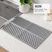 Dishes Drain Pad Kitchen Wash Countertop Drain Sink Water Control Silicone Mat