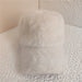 Winter Soft Imitation Fur Baseball Cap – Solid Color Warm Outdoor Casual Cap