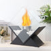 Diamond-Shaped Desktop Alcohol Fireplace Portable Indoor Outdoor Stove
