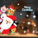 Christmas Decorations Window Glass Static Stickers Home Office Decoration Stickers