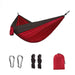 Lightweight Double Nylon Camping Hammock With Straps For Outdoor Relaxation