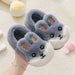 Kids' Cotton Indoor Slippers – Cute Rabbit Non-Slip Home Footwear