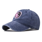 Unisex Washed Cotton Embroidered Baseball Cap With Four-Season Outdoor Style