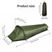 Lightweight Single-Person Camping Tent with Sleeping Bag for Outdoor Hiking Travel