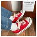 High Top Canvas Sneakers for Women Casual Vulcanized Fashionable Shoes
