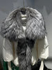 Women's Coat Down Jacket Super Large Fox Fur Collar Fashion Luxury Outerwear