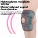 Silicone Meniscus Knee Protector with Adjustable Shock Absorption Support