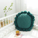 Sunflower Knitted Pillow Cover for Sofa - Thickened Waist Cushion for Living Room