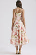 Floral Series French Summer Camisole Dress Gentle Style Slimming Floral Long Skirt