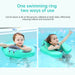 Non-Inflatable Baby Swim Float with Foot Cushion Seat and Fun Water Play Design