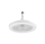 E27 Ceiling Fan Light with Remote Control and Oscillating Head – Dimmable for Bedroom or Living Room