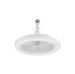 E27 Ceiling Fan Light with Remote Control and Oscillating Head – Dimmable for Bedroom or Living Room