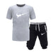 Two Pieces Sets T Shirts Shorts Set Hight-Quality Men's Fashion Clothing
