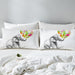 3D Bedding Flower Elephant Print Pillowcase Neck Pillow Case Decorative Bedding Cover