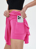 Quick-Dry Elastic Tennis Skirt with Pockets for Active Women