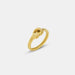 Titanium Steel Knot Ring for Women – Minimalist Intertwined Design