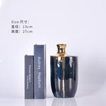 Modern Ceramic Vase for Dry Flower Arrangements in Living Room or Entryway