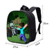 Teenager Minecraft Cartoon Backpack – Cool School Bag for Boys