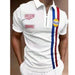 5. Men’s Polo Shirt with Short Sleeves and Casual Lapel Collar Design