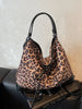Leopard Print Convertible Crossbody Bag – Trendy Dual-Purpose Style