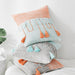 Cable Knit Cushion Cover – Vintage Mixed-Color Pillowcase with Tassels