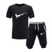 Two Pieces Sets T Shirts Shorts Set Hight-Quality Men's Fashion Clothing