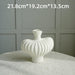High-End Plastic Art Vase With Ceramic Look Perfect For Living Room And Desktop Decor
