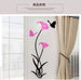 3D Acrylic Lily Crystal Wall Stickers for Elegant Home Decor in Living Room, Bedroom, or Entryway