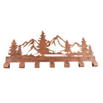 Decorative Wall-Mounted Keychain Hook Rack With Seven Hanging Hooks