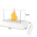 Square Four-Sided Alcohol Fireplace Lamp for Bar, Home & Desktop Decoration