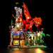 Red Dragon LED Display Lighting for Dungeon & Dragon Block Toys