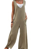 Sleeveless Wide Leg Jumpsuit For Women With Comfortable Fit For Spring And Summer Outfits