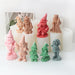 Christmas Dwarf Candle Molds 3D Santa Claus Scented Model Ornaments