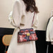 Women's PU Leather Snakeskin Print Stylish Crossbody Bag