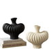 High-End Plastic Art Vase With Ceramic Look Perfect For Living Room And Desktop Decor